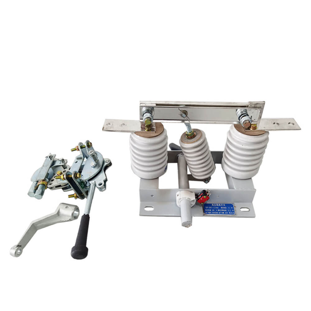 Gn19-12 12kv 400A AC / DC una polus Switch cum operating mechanism 11kv disconnecting switch isolator