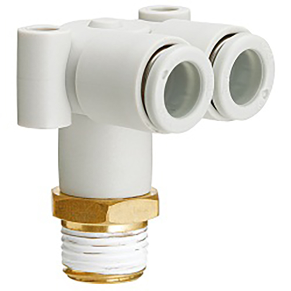KQ2LU Series L-type Didymus Cubitus Ventilabis-in Fitting